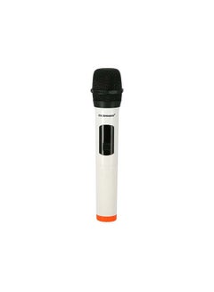 Buy Professional Dynamic Wireless Microphone 20-30m Distance Range OMMP1272 White in UAE