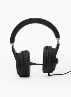 اشتري سماعة رأس سلكية ثاندر فوق الأذن - سماعة مع صوت محيطي 7.1 وإضاءة RGB والتحكم في مستوى الصوت باللون الأسود أسود في الامارات
