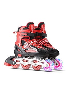 Buy Can Convert Tri To Single Row Indoor/Outdoor Starter Indoor Skate Shoe  (Medium 35-38 Us) in Egypt