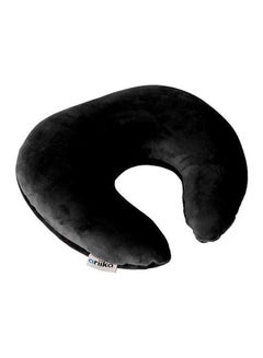 Buy Travel Pillow Velvet Black 29 x 40cm in Egypt