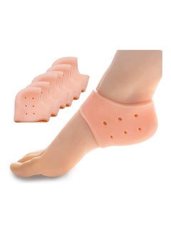 اشتري Silicone Heel Cushion Breathable Heel Protector Pads Great For Heel Pain, Heal Dry Ed Heels, Achilles Tendinitis في مصر