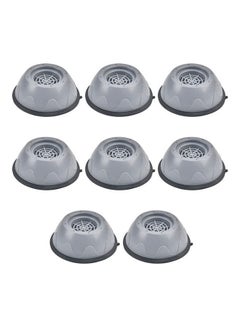 Buy 8PCS Shock and Noise Cancelling Washing Machine Support Protects Laundry Room Floor Dryer Anti Vibration Pads Washing Machine Support Feet Stabilizer Mat for Washing Machine Grey 6.4x10.5cm in Egypt
