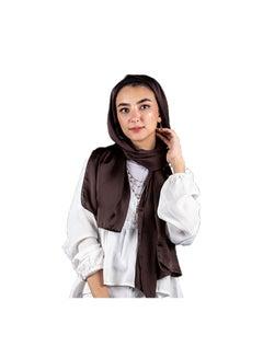 Buy Casual Plain-Basic hijab Brown in Egypt