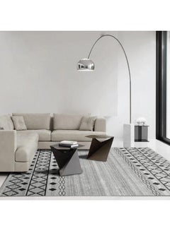 Buy Rectangular Soft Touch Carpet Grey 200 x 300cm in UAE