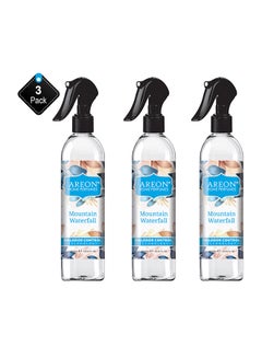 Buy Pack Of 3 Home Malodor Control Spray Mountain Waterfall Clear 300ml in Saudi Arabia