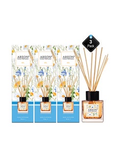 Buy Pack Of 3 Home Perfumes Garden Spa Yellow 50ml in UAE