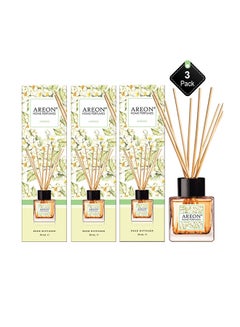 Buy Pack Of 3 Home Perfumes Garden Jasmine Yellow 50ml in UAE