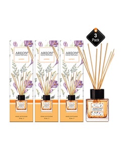 اشتري Pack Of 3 Home Perfumes Garden Saffron Yellow 50ml في الامارات