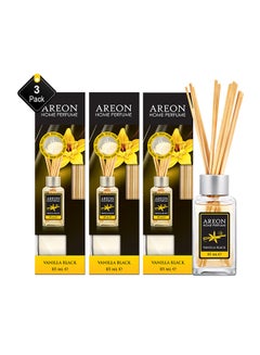 Buy Pack Of 3 Home Perfumes Vanilla Yellow 85ml in UAE