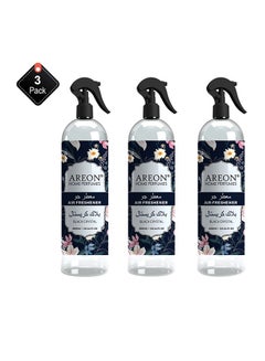 اشتري Pack Of 3 Room Spray Black Crystal شفاف 300مل في السعودية