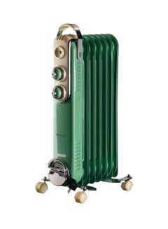 Buy 7 Fins Vintage Oil Radiator Heater 1500.0 W 837/04 Green in UAE