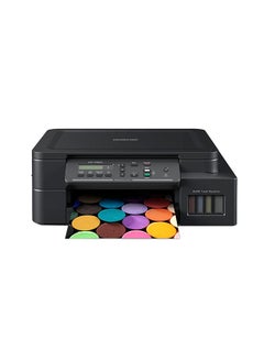 Buy Wireless All In One Ink Tank Printer, DCP-T520W, Mobile & Cloud Print And Scan, High Yield Ink Bottles Black in UAE