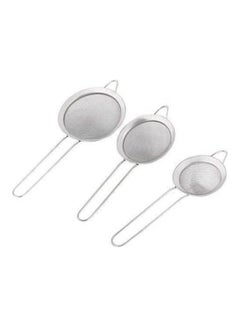 Buy 3 Piece Strainer Set Silver in Egypt