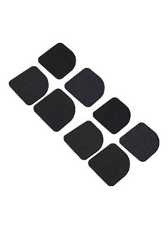 اشتري 8Pcs Square Refrigerator Non-Slip Mute Mat Washing Machine Anti Vibration Pad Shock Pads BLack 7.7x7.7cm في مصر