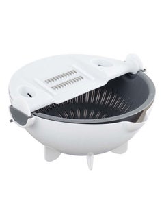 Buy 2 In 1 Vegetables Colander And Slicer White in Egypt