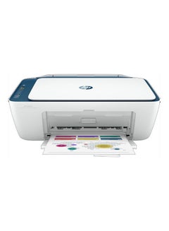 Buy DeskJet Ink Advantage Ultra 4828 All-in-One Printer (25R76A) Navy Blue-White in UAE