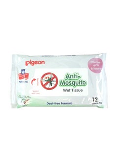 Buy Anti-Mosquito Wet Tissue, 12 Count in UAE