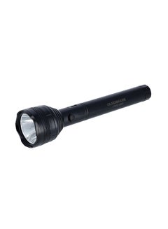 Buy Rechargeable LED Flashlight Torch Black in Saudi Arabia
