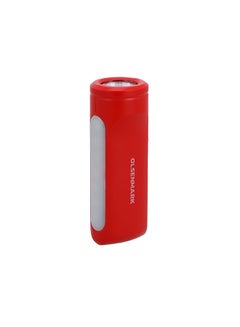 Buy Rechargeable Emergency LED Flashlight Torch and Light Red 0.103kg in UAE