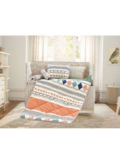 اشتري 9-Piece Baby Printed Comforter Set مزيج القطن متعدد الألوان 95x145سم في السعودية