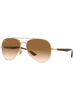 Buy Pilot Sunglasses - RB3675 001 - Lens Size: 58 mm - Gold in UAE