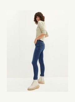 اشتري Normal Rise Skinny Fit Rodeo Jean Trousers With Pocket Detail روديو متوسط في السعودية