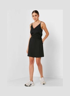 Buy High Waist Mini Skirt Black in UAE