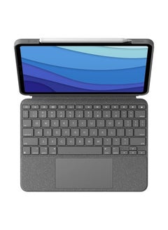 Buy Combo Touch Ipad Air (4Th, 5Th Gen - 2020, 2022) Keyboard Case - Detachable Backlit Keyboard With Kickstand, Trackpad, Smart Connector, Ara Keyboard Grey in Saudi Arabia