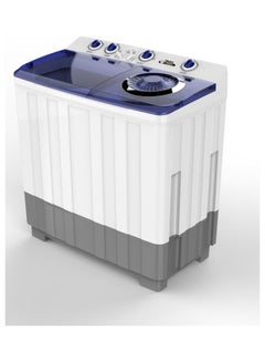 Buy Twin-tub Semi-Automatic Washer 20 kg 480 W NWM2010 Light Grey with Blue Lid in UAE