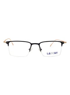 Buy men Eyeglass Rectangular Semi-Rimless Frame in Saudi Arabia