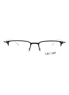 Buy Men's Eyeglass Rectangular Semi-Rimless Frame in UAE