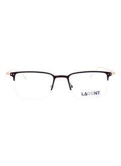 Buy men Eyeglass Rectangular Semi-Rimless Frame in Saudi Arabia