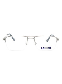 اشتري Men's Eyeglass Rectangular Semi Rimless Frame في الامارات