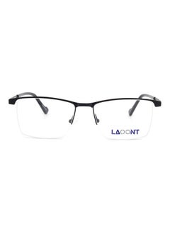 اشتري Men's Metal Eyeglass Rectangular Semi Rimless Frame في الامارات