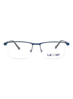 اشتري Men's Metal Eyeglass Rectangular Semi-Rimless Frame في الامارات