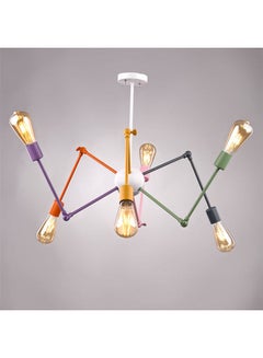 Buy Chandeliers Modern Spider White 6 Arms Multicolour 75x75x100cm in Egypt