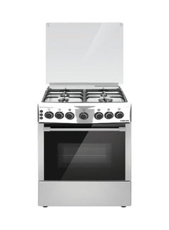 Buy Free Standing Gas Cooker U6066FSSPTN10 Black/Silver in UAE