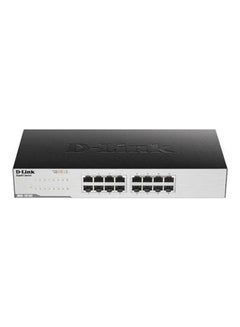 Buy Switch Dgs-1016C 16Port 10-100-1000Mbps Unmanaged Rackmount Black in UAE