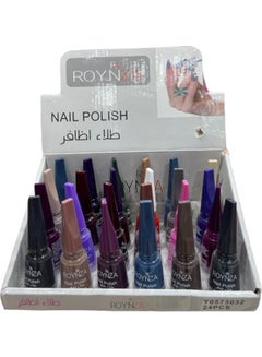 Buy 24-Piece Nail Polish Set Multicolour in Saudi Arabia