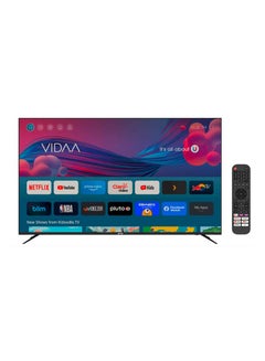 Buy 58 Inch Ultra HD  Smart LED TV, with Vida OS, Netflix , YouTube and build in receiver  Model (2022) UHD60SVDLED1 Black in Saudi Arabia