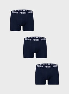 Buy Pack Of 3 Everyday Logo Boxer Navy in UAE