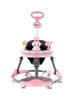 Buy Lightweight Collapsible Comfortable Baby Walker, Anti-Rollover, Adjustable Seat Pad, 9-12 Months in UAE