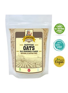 Buy Scottish Natural Old Fashioned Oats Flakes 250grams in UAE