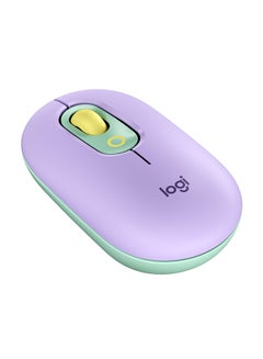 Buy POP Mouse, Wireless Mouse With Customisable Emojis, SilentTouch Technology, Precision/Speed Scroll, Compact Design, Bluetooth, USB, Multi-Device, OS Compatible Mint in Saudi Arabia