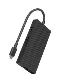 اشتري Type-C Smart Hub 7-in-1 Adapter w/ 2x USB 3.0, USB-C PD, HDMI, Micro SD, SD Card Reader, Ethernet Port Grey في الامارات