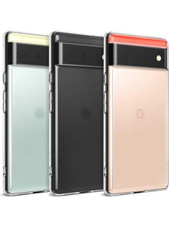 Buy Fusion Matte Series Google Pixel 6 Case Heavy Duty TPU Shockproof Transparent - Clear in UAE