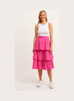 Buy Detailed Skirt Pink in Saudi Arabia