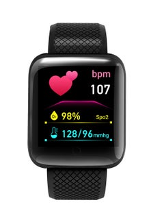 Buy Fitness Tracker Smart Watch Black in UAE