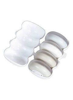 Buy 4 Piece Cream Dispenser White in Egypt