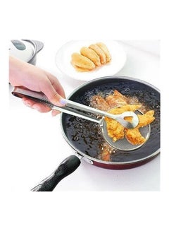 Buy 2-In-1 Stainless Steel Strainer Ladle 3 Pcs Silver in Egypt